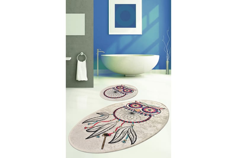 Badrumsmatta Baray 2-pack - Flerfärgad - Textil & mattor - Badrumstextil