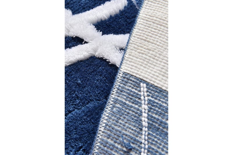 Badrumsmatta Baray 3-pack - Blå/Vit - Textil & mattor - Badrumstextil
