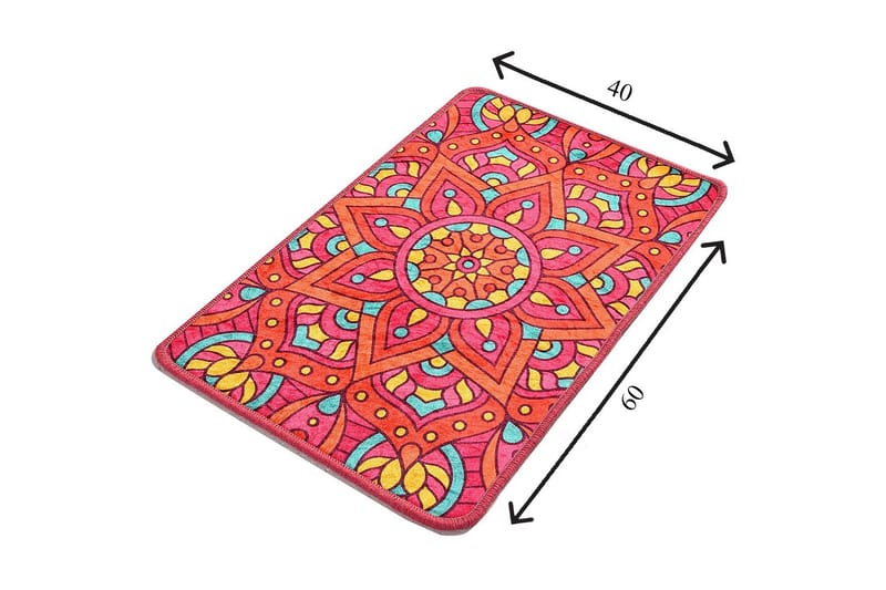 Badrumsmatta Baray - Flerfärgad - Textil & mattor - Badrumstextil