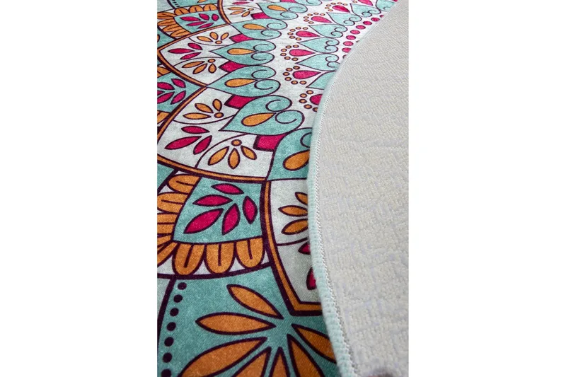 Chilai Home Badmatta 100 Rund - Multi - Textil & mattor - Badrumstextil