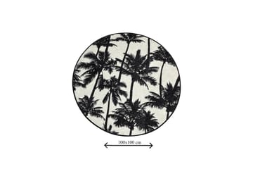 Chilai Home Badmatta 100 Rund - Multi - Textil & mattor - Badrumstextil