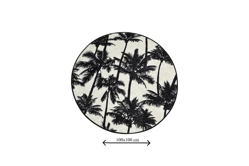 Chilai Home Badmatta 100 Rund - Multi - Textil & mattor - Badrumstextil