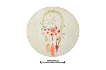 Chilai Home Badmatta 100 Rund - Multi - Textil & mattor - Badrumstextil