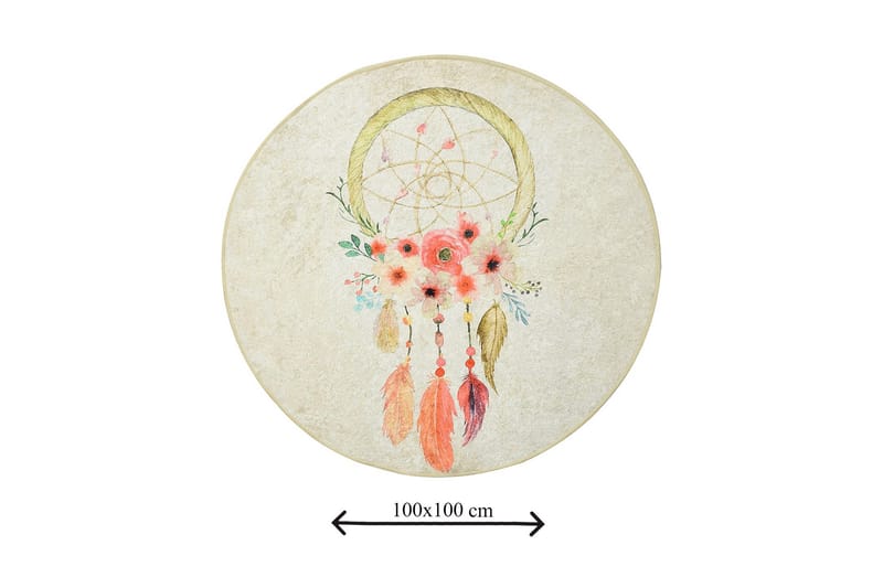 Chilai Home Badmatta 100 Rund - Multi - Textil & mattor - Badrumstextil