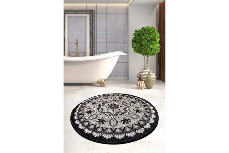 Chilai Home Badmatta 100 Rund - Multi - Textil & mattor - Badrumstextil