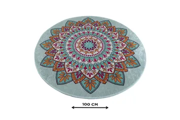 Chilai Home Badmatta 100 Rund - Multi - Textil & mattor - Badrumstextil