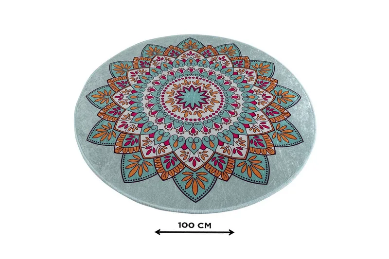 Chilai Home Badmatta 100 Rund - Multi - Textil & mattor - Badrumstextil