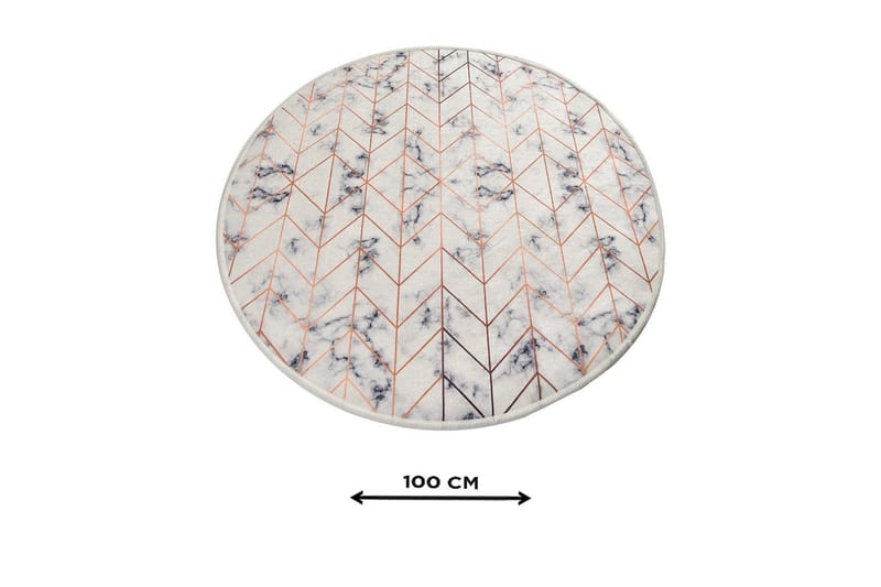 Chilai Home Badmatta 100 Rund - Multi - Textil & mattor - Badrumstextil