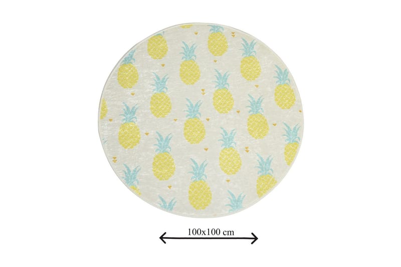 Chilai Home Badmatta 100 Rund - Multi - Textil & mattor - Badrumstextil