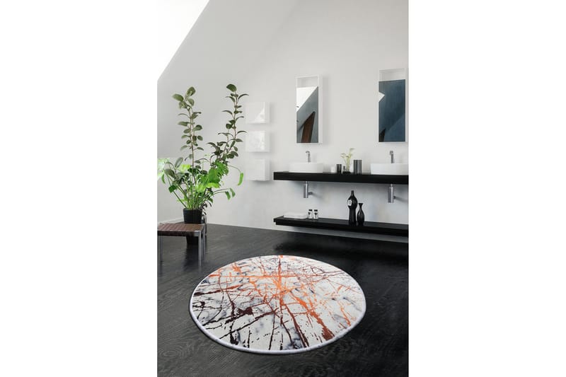 Chilai Home Badmatta 100 Rund - Multi - Textil & mattor - Badrumstextil