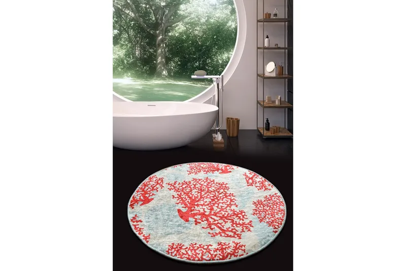 Chilai Home Badmatta 100 Rund - Multi - Textil & mattor - Badrumstextil