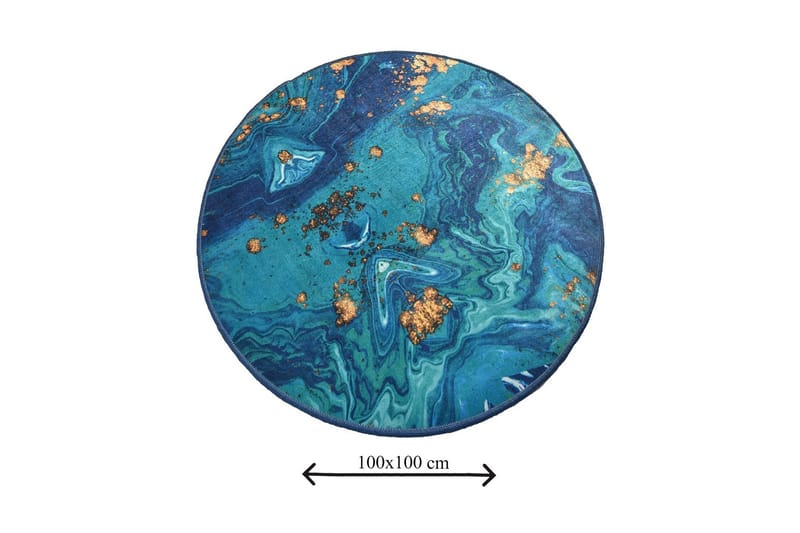 Chilai Home Badmatta 100 Rund - Multi - Textil & mattor - Badrumstextil