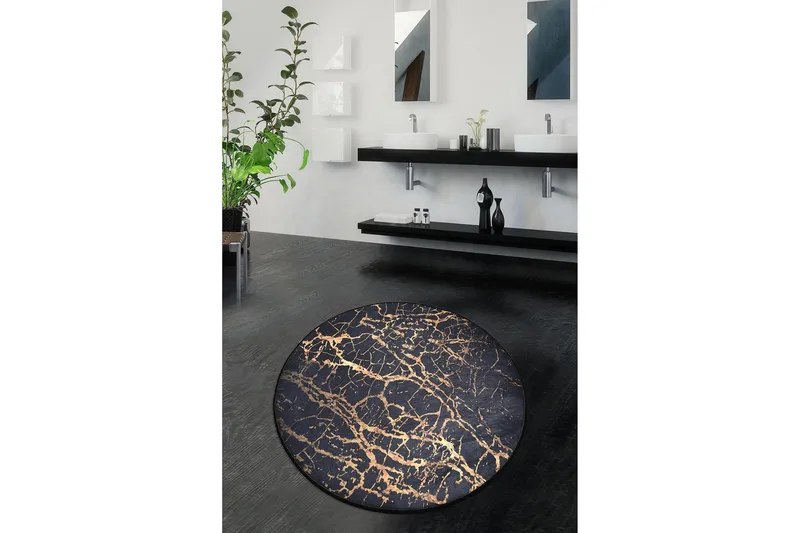 Chilai Home Badmatta 100 Rund - Multi - Textil & mattor - Badrumstextil