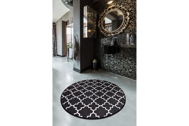 Chilai Home Badmatta 100 Rund - Multi - Textil & mattor - Badrumstextil