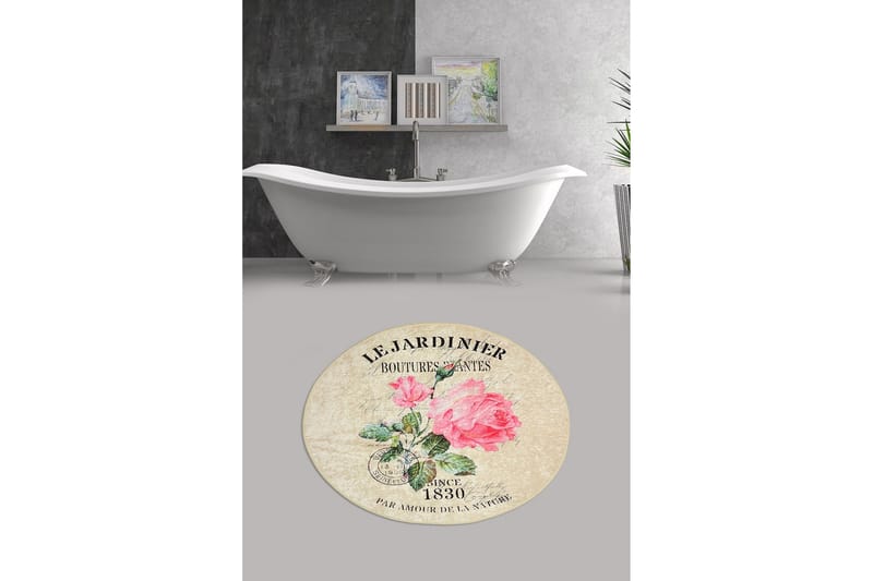 Chilai Home Badmatta 100 Rund - Multi - Textil & mattor - Badrumstextil