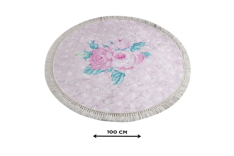 Chilai Home Badmatta 100 Rund - Multi - Textil & mattor - Badrumstextil