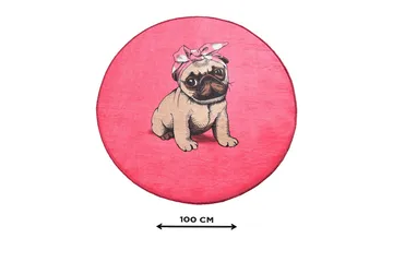 Chilai Home Badmatta 100 Rund - Multi - Textil & mattor - Badrumstextil