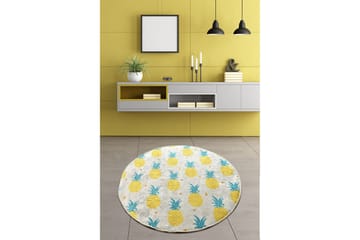 Chilai Home Badmatta 100 Rund - Multi - Textil & mattor - Badrumstextil