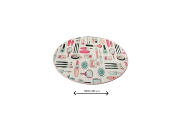 Chilai Home Badmatta 100 Rund - Multi - Textil & mattor - Badrumstextil