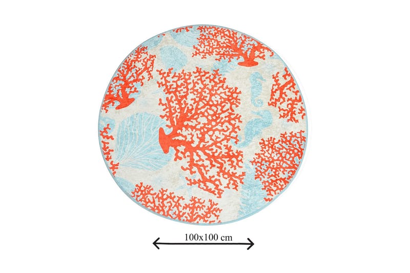 Chilai Home Badmatta 100 Rund - Multi - Textil & mattor - Badrumstextil