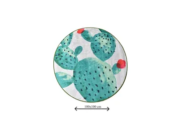 Chilai Home Badmatta 100 Rund - Multi - Textil & mattor - Badrumstextil