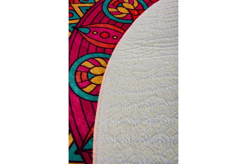 Chilai Home Badmatta 100 Rund - Multi - Textil & mattor - Badrumstextil