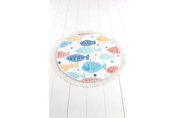 Chilai Home Badmatta 100 Rund - Multi - Textil & mattor - Badrumstextil