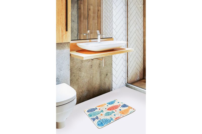 Chilai Home Badmatta 40x60 - Multi - Textil & mattor - Badrumstextil