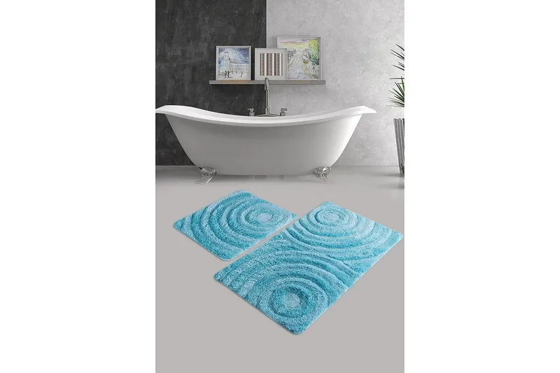 Chilai Home Badmatta Set om 2 - Multi - Textil & mattor - Badrumstextil