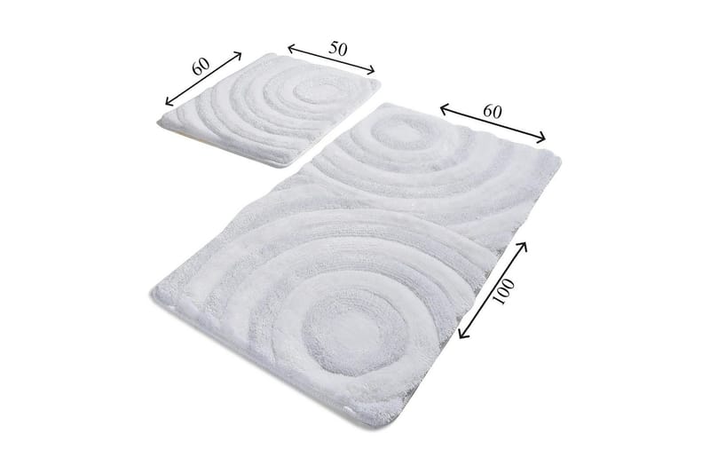 Chilai Home Badmatta Set om 2 - Multi - Textil & mattor - Badrumstextil