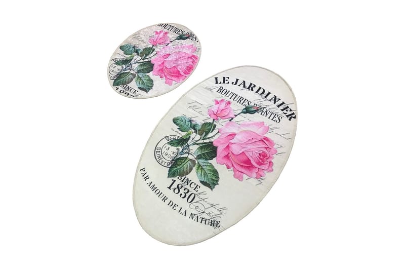 Chilai Home Badmatta Set om 2 - Multi - Textil & mattor - Badrumstextil