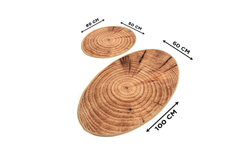 Chilai Home Badmatta Set om 2 - Multi - Textil & mattor - Badrumstextil