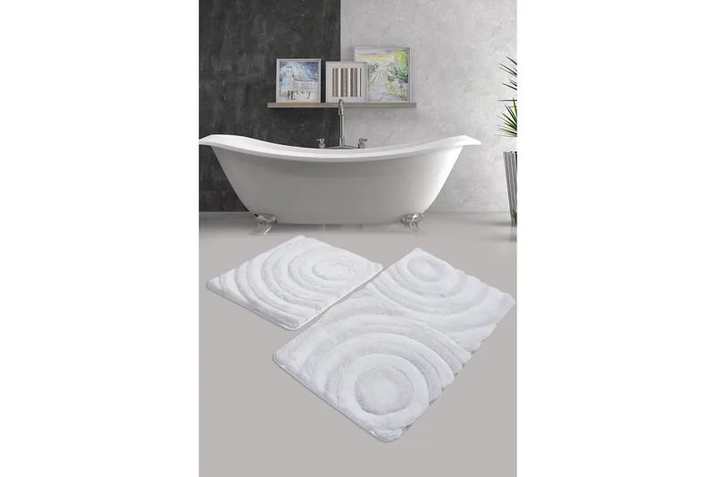Chilai Home Badmatta Set om 2 - Multi - Textil & mattor - Badrumstextil