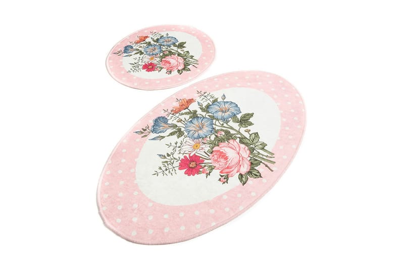 Chilai Home Badmatta Set om 2 - Multi - Textil & mattor - Badrumstextil