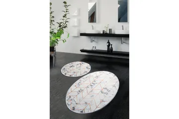 Chilai Home Badmatta Set om 2 - Multi - Textil & mattor - Badrumstextil