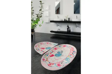 Chilai Home Badmatta Set om 2 - Multi - Textil & mattor - Badrumstextil
