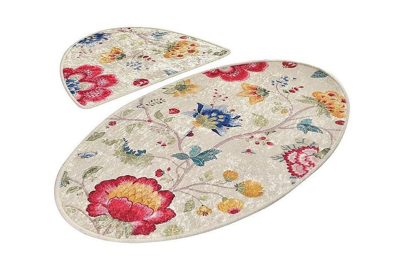 Chilai Home Badmatta Set om 2, Multi