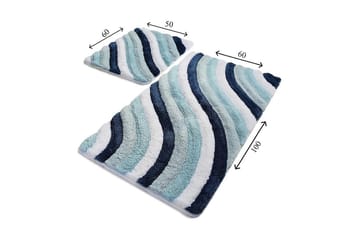 Chilai Home Badmatta Set om 2 - Multi - Textil & mattor - Badrumstextil