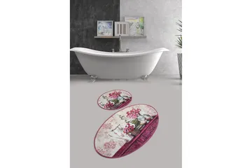 Chilai Home Badmatta Set om 2 - Multi - Textil & mattor - Badrumstextil