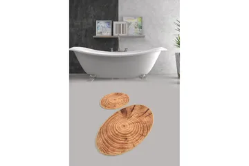 Chilai Home Badmatta Set om 2 - Multi - Textil & mattor - Badrumstextil