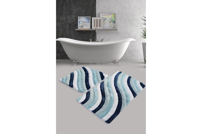 Chilai Home Badmatta Set om 2 - Multi - Textil & mattor - Badrumstextil