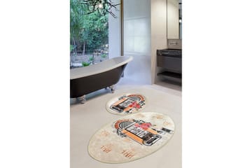 Chilai Home Badmatta Set om 2 - Multi - Textil & mattor - Badrumstextil