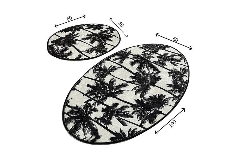 Chilai Home Badmatta Set om 2 - Multi - Textil & mattor - Badrumstextil