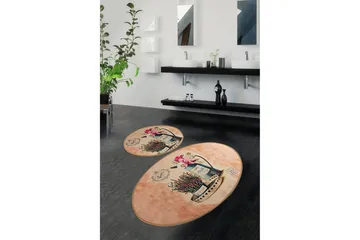 Chilai Home Badmatta Set om 2 - Multi - Textil & mattor - Badrumstextil