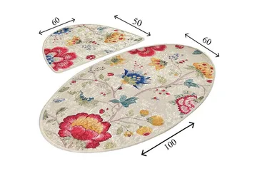 Chilai Home Badmatta Set om 2 - Multi - Textil & mattor - Badrumstextil