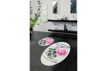 Chilai Home Badmatta Set om 2 - Multi - Textil & mattor - Badrumstextil