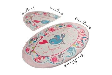 Chilai Home Badmatta Set om 2 - Multi - Textil & mattor - Badrumstextil