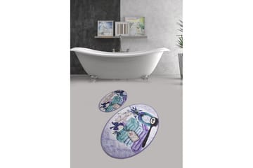 Chilai Home Badmatta Set om 2 - Multi - Textil & mattor - Badrumstextil