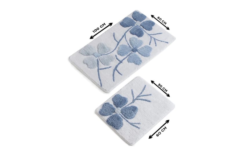 Chilai Home Badmatta Set om 2 - Multi - Textil & mattor - Badrumstextil