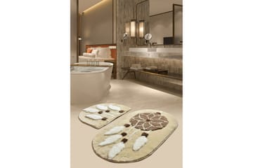 Chilai Home Badmatta Set om 2 - Multi - Textil & mattor - Badrumstextil